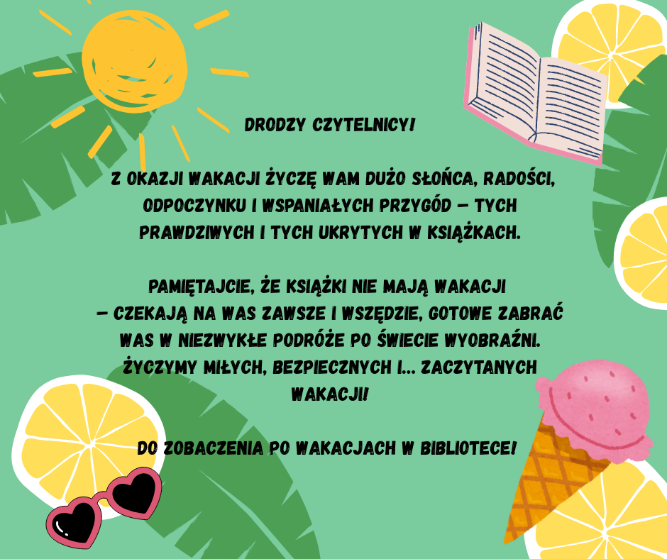 Wakacje z książką!