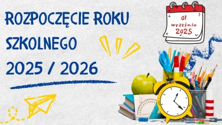 Rozpoczęcie roku szkolnego 2025/2026 dla klas 1-8