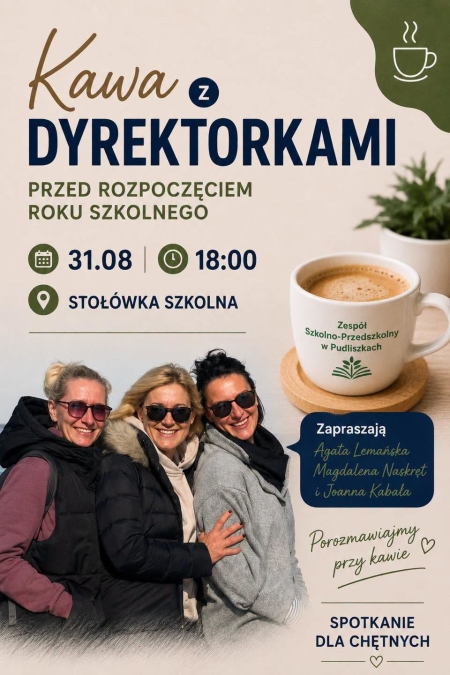 Zaproszenie na kawę z Dyrekcją...