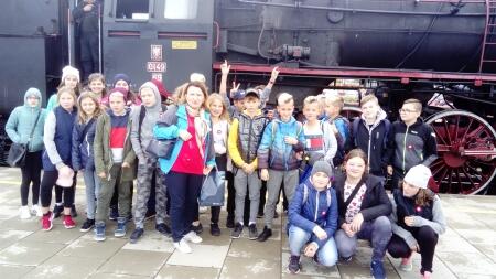 Udział klas szóstych w projekcie Koleje Wolności 1918 - 2018