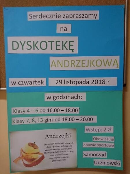Dyskoteka andrzejkowa